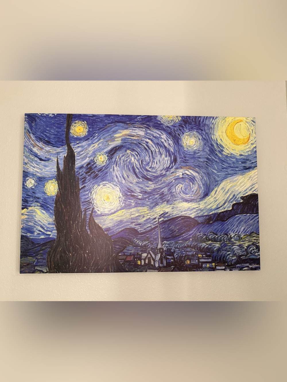 Starry Night Van Gogh Wall Art Canvas